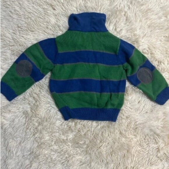 First Impressions Blue Green Toddler Knit Sweater Size 24M - Picture 2 of 8